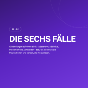 Die sechs Fälle – Russische Deklination (PDF)